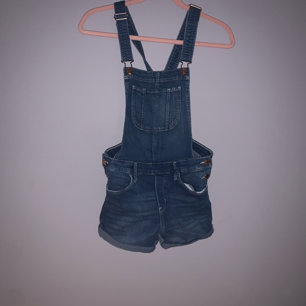 &denim overalls~ size 13-14Y